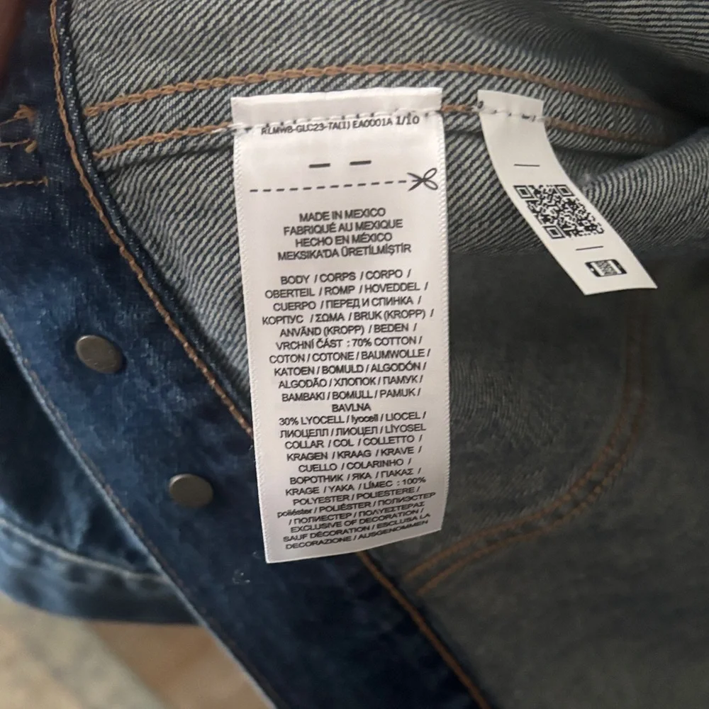 Ralph Lauren Blue Jean Jacket with Patches - Picture 8 of 11